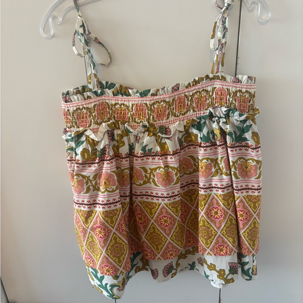 Anthropologie Multicolor Patterned Camisole - NWOT